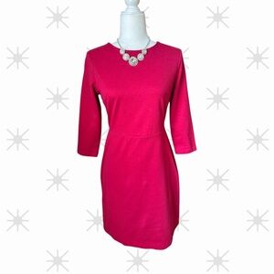 Old Navy Red Knit Sheath Dress